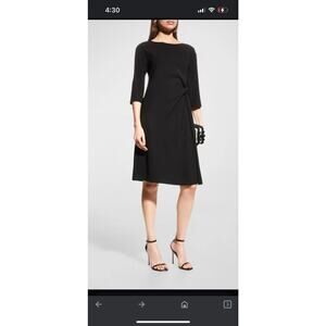 Giorgio Armani Side-Twist Shift Dress size 48